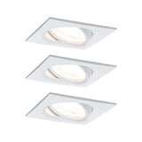 Insérer un ensemble de lumière Nova Angular LED 3-Stepdim 3x6.5W blanc