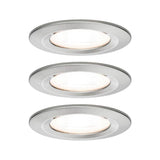LAMPAGGIO LED RACKEDED set Nova Round Rigid IP44 STEPPER GU10 ALLUMINUM