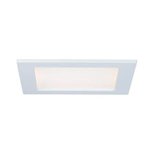 Einbaupanel LED eckig 12W 2700K Weiß IP44 in modernem Design, ideal für Feuchträume.