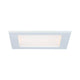 Einbaupanel LED eckig 12W 2700K Weiß IP44 in modernem Design, ideal für Feuchträume.