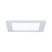 Indbygget panel LED firkantet 12W 4000K hvid IP44 med IP44-Beskyttelse til fugtige rum og blændfrit lys.