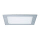 Einbaupanel LED eckig 18W 4000K IP44 in Silber, geeignet für Feuchträume, moderne Innenbeleuchtung.