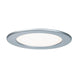 Einbaupanel LED rund 12W 2700K IP44 in elegantem Design, ideal für Feuchträume und gleichmäßige Ausleuchtung.