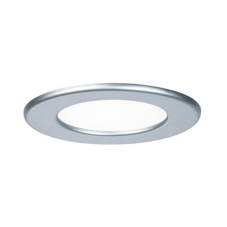 Recessed panel LED round 6W 4000K IP44, ideal for damp rooms and even illumination.