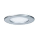 Einbaupanel LED rund 6W 4000K IP44 in silber, ideal für Feuchträume und blendfreies Licht