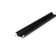 Einbauprofil flach 200cm Schwarz ohne Abdeckung für LED-Strips - Aluminiumprofil für LED-Installationen.