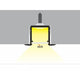 Einbauprofil micro 200cm Alu-eloxiert ohne Abdeckung für LED-Strips mit LED-Beleuchtung.