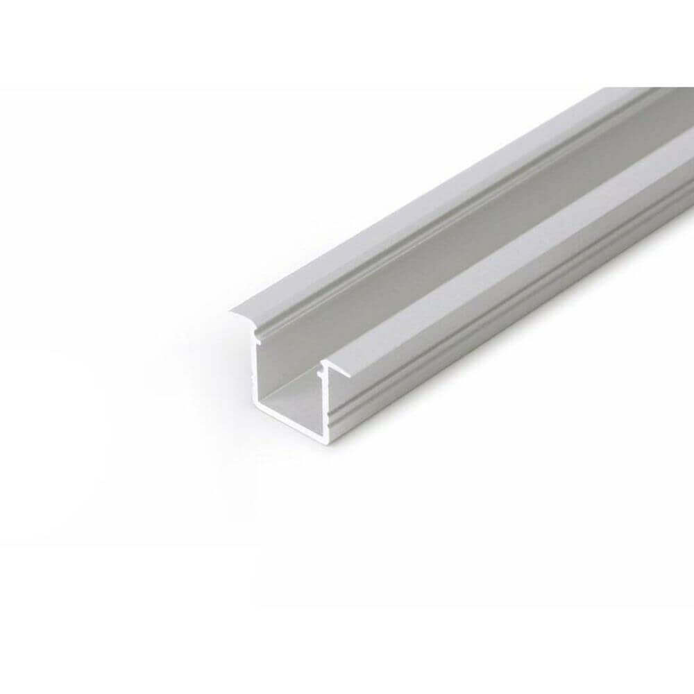 Einbauprofil micro 200cm Alu-eloxiert ohne Abdeckung für LED-Strips