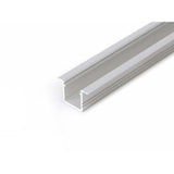Einbauprofil micro 200cm Alu-eloxiert ohne Abdeckung für LED-Strips