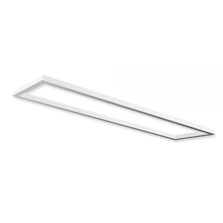 Einbaurahmen Weiß für LED Panel 1200, modernes und elegantes Design für effiziente Beleuchtung.