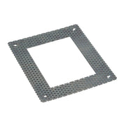 Recessed frame for Downunder PUR square 120x155mm made of metal, suitable for masonry lamp installation.