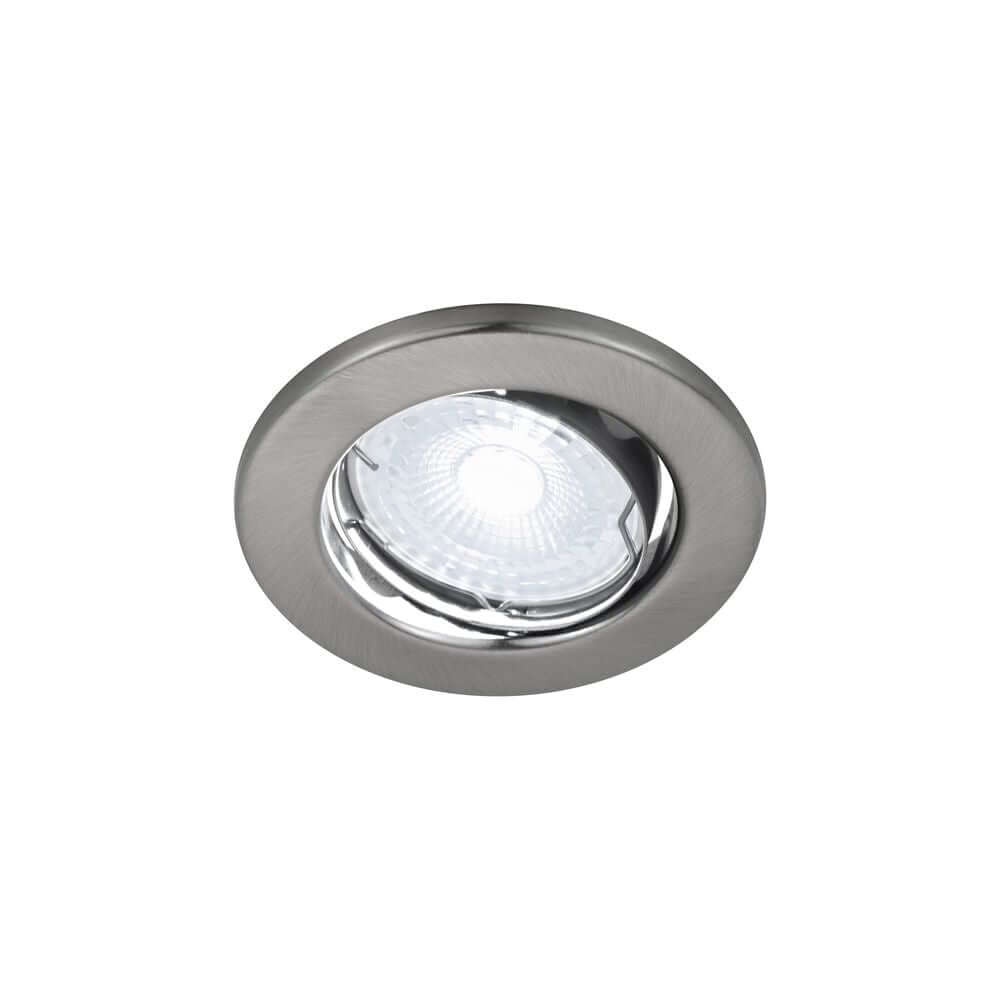 Einbaustrahler Canis 5-Kit 6500K in rundem Design mit Metallrahmen für Innenbeleuchtung.