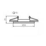 Cloy Subfurrect pivotant blanc 230V