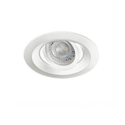 Einbaustrahler Cloy schwenkbar Weiß 230V mit schwenkbarem Licht. Ideal für Büro und Wohnräume.