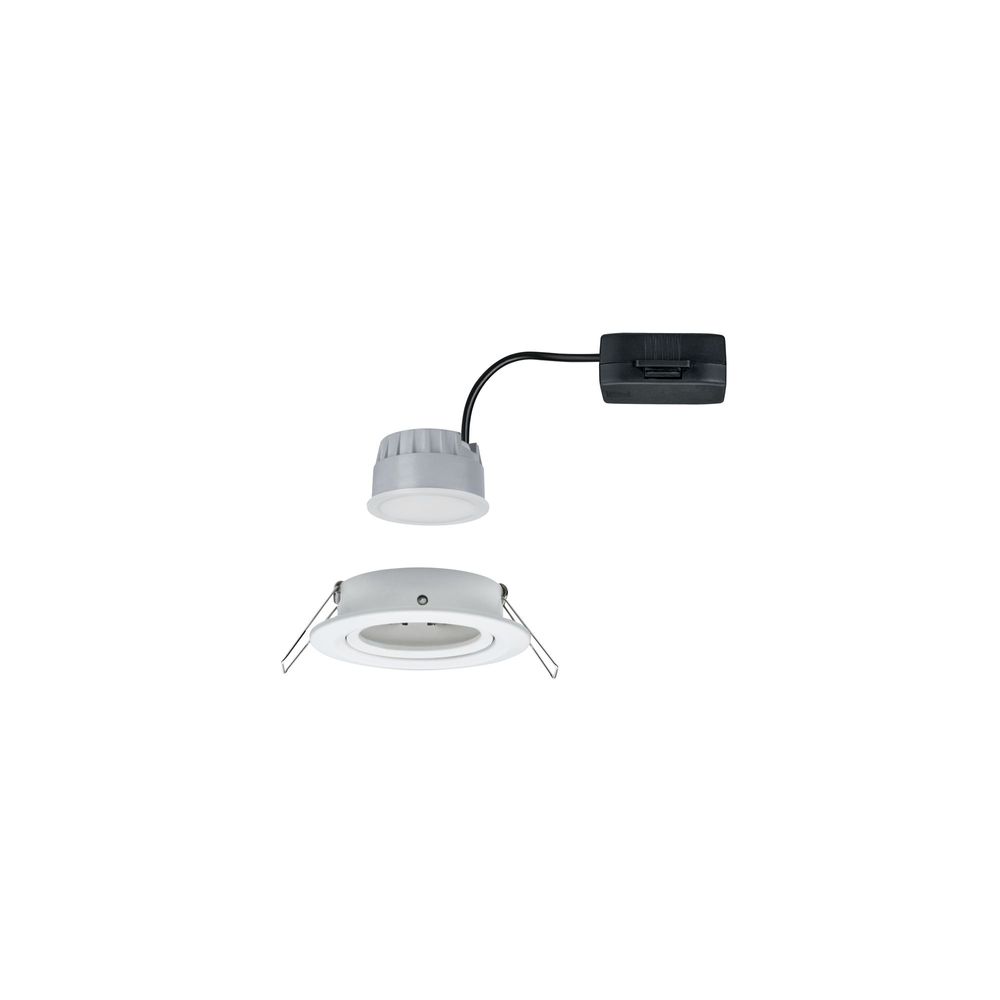 Foco empotrable LED Nova redondo regulable en 3 posiciones blanco