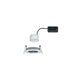 Einbaustrahler LED Nova rund Alu-Gedreht, flacher Einbau, 230V-Direktanschluss, warmweiß 2700K, inkl. LED Leuchtmittel