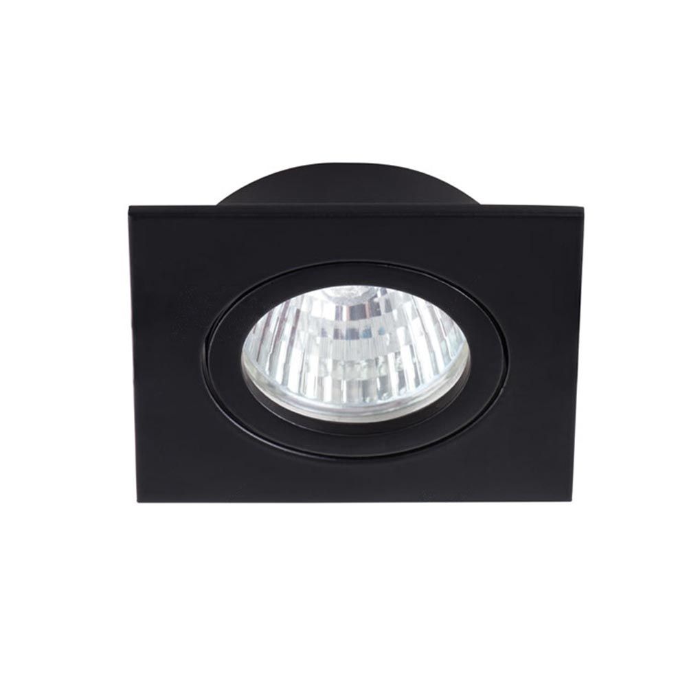 Foco empotrable Dalla angular orientable negro