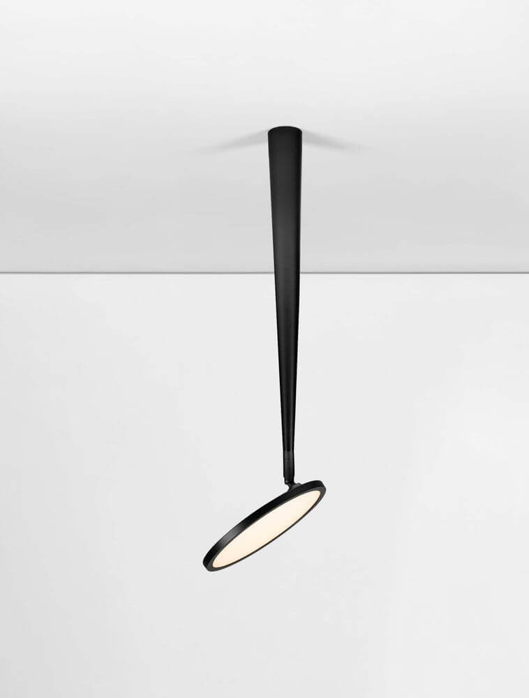 Ekei Deckenleuchte Ø 20cm 3000K elegant an der Decke montiert, modern und minimalistisch im Design.