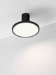 Ekei Deckenleuchte Ø 20cm Rund 3000K, moderne schwarze Deckenleuchte für stilvolle Raumbeleuchtung.