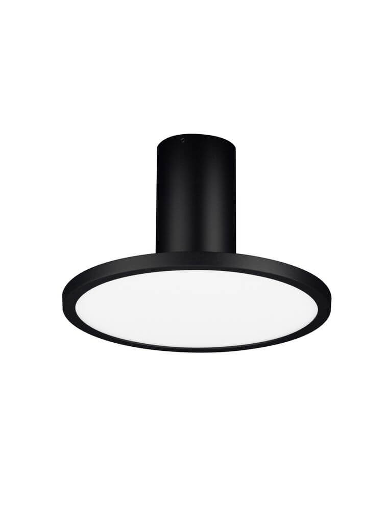 Ekei Deckenleuchte Ø 20cm Rund 3000K in elegantem Schwarz mit modernem Design