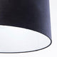 Detailansicht des Lampenschirms der Elegante Stehleuchte Gooseneck Schwarz in elegantem Schwarz.