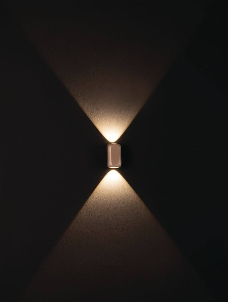Elli LED Wandleuchte 3000K Schwarz, Braun - stilvolle Wandbeleuchtung im modernen Design