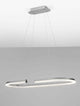 Elmo LED Pendelleuchte Ø 90cm 3500K Chrom mit modernem Design und hochwertiger Aluminium-Oberfläche.