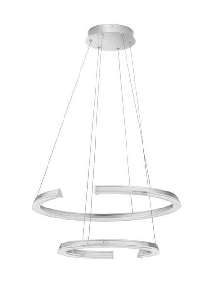 Lampa wisząca Elmo LED 2-światło Ø 63cm 3500K chrom