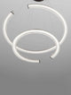 Elmo LED Pendelleuchte 2-flammig Ø 63cm 3500K Chrom in modernem Design, ideal für Wohn- und Esszimmer.