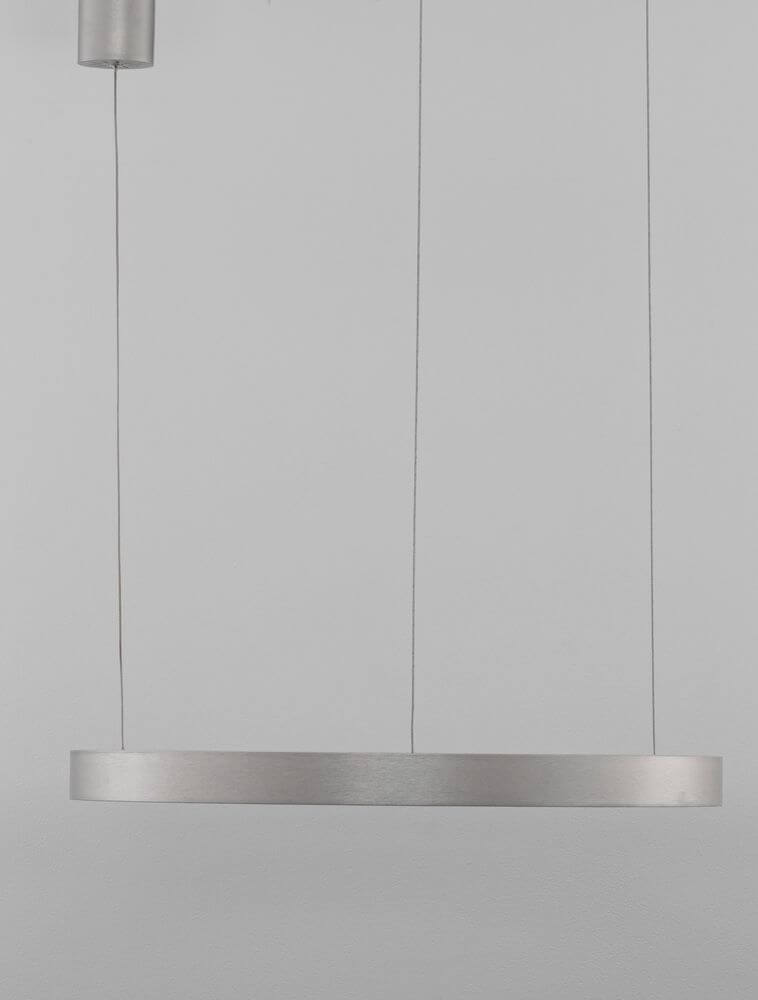 Elowen LED Pendelleuchte Ø 60cm 3000K Up & Down in modernem Design aus Aluminium, schlichte Eleganz.