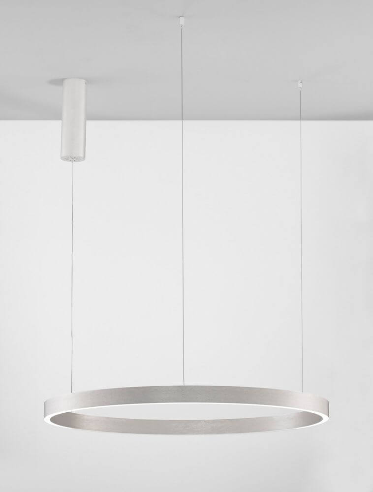 Elowen LED Pendelleuchte Ø 80cm 3000K Up & Down in modernem Design mit Aluminium-Schirm.