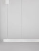 Elowen LED Pendelleuchte Ø 80cm 3000K Up & Down in elegantem Weiß, modernes Design für stilvolle Räume.