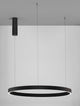Elowen LED Pendelleuchte Ø 80cm 3000K Up & Down in modernem Design mit zirkulärem Aluminium-Schirm