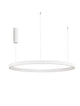 Elowen LED Pendelleuchte Ø 98cm 3000K Up & Down in modernem, stilvollem Design in weiß.
