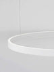 Elowen LED Pendelleuchte Ø 98cm 3000K Up & Down in elegantem Sandweiß, modernes Design für stilvolle Innenräume.