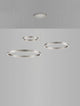 Elowen LED Pendelleuchte 3-flammig 3000K Up & Down mit modernem Design in Silber.