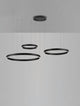 Elowen LED Pendelleuchte 3-flammig 3000K Up & Down in modernem Design mit drei Ringen