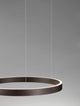 Elowen LED Pendelleuchte 3000K Up & Down Braun in modernem Design mit robustem Aluminium.