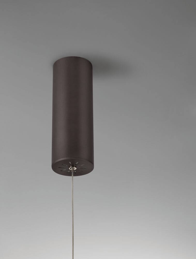Elowen LED Pendelleuchte 3000K Up & Down Braun in modernem Design, perfekte Raumbeleuchtung.