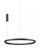Elowen LED Pendelleuchte 3000K Up & Down Braun in modernem Design aus Aluminium und Kunststoff.