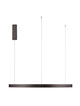 Elowen LED Pendelleuchte 3000K Up & Down Braun im modernen Design aus Aluminium und Kunststoff.