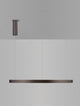 Elowen LED Pendelleuchte 3000K Up & Down Braun in modernem Design aus Aluminium und Kunststoff.