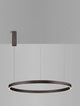 Elowen LED Pendelleuchte 3000K Up & Down Braun in modernem Design für Esszimmer und Wohnzimmer