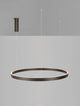 Elowen LED Pendelleuchte 3000K Up & Down Braun in modernem Design, braun, minimalistisch.