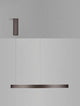 Elowen LED Pendelleuchte 3000K Up & Down Braun an einer modernen Decke montiert.
