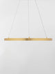 Empatia LED Pendelleuchte Ø 60cm 3000K - elegante goldene Lichtquelle für stilvolle Räume.