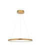 Empatia LED Pendelleuchte Ø 60cm 3000K in Gold Messing Aluminium, modernen Design und eleganter Beleuchtung.
