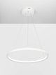 Empatia LED Pendelleuchte Ø 60cm 3000K in modernem, elegantem Design hängt von der Decke.