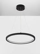 Empatia LED Pendelleuchte Ø 60cm 3000K an der Decke montiert, modernes und elegantes Design.