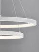 Empatia LED Pendelleuchte 2-flammig Ø 60cm 3000K in elegantem Design und hochwertigem Materialmix.